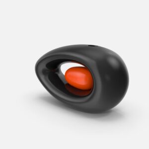 Black vase